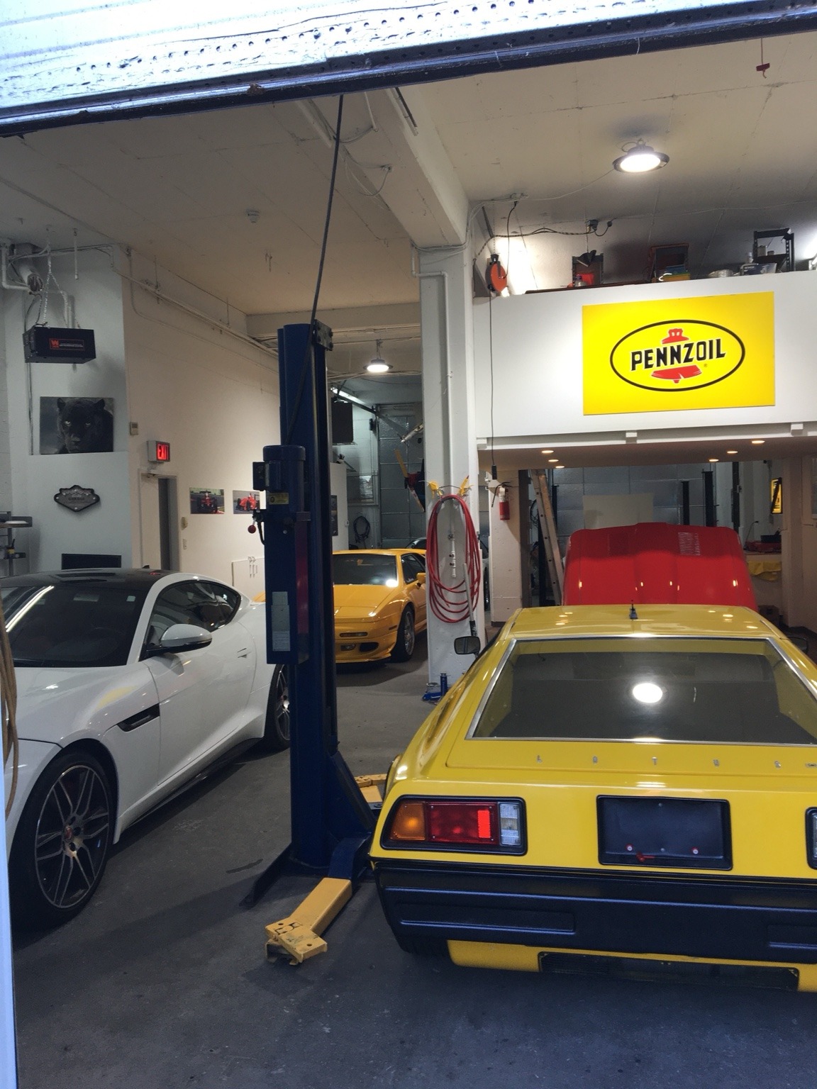 1978 Lotus Esprit — Rear view in the workshop