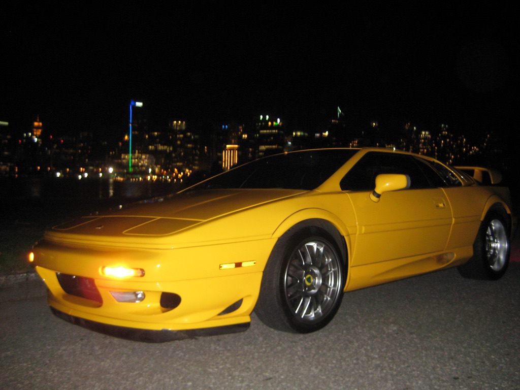2002 Lotus Esprit V8 — front three-quarter view by the waterfront