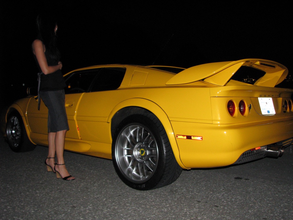 2002 Lotus Esprit V8 — Rear view and anniversary wing