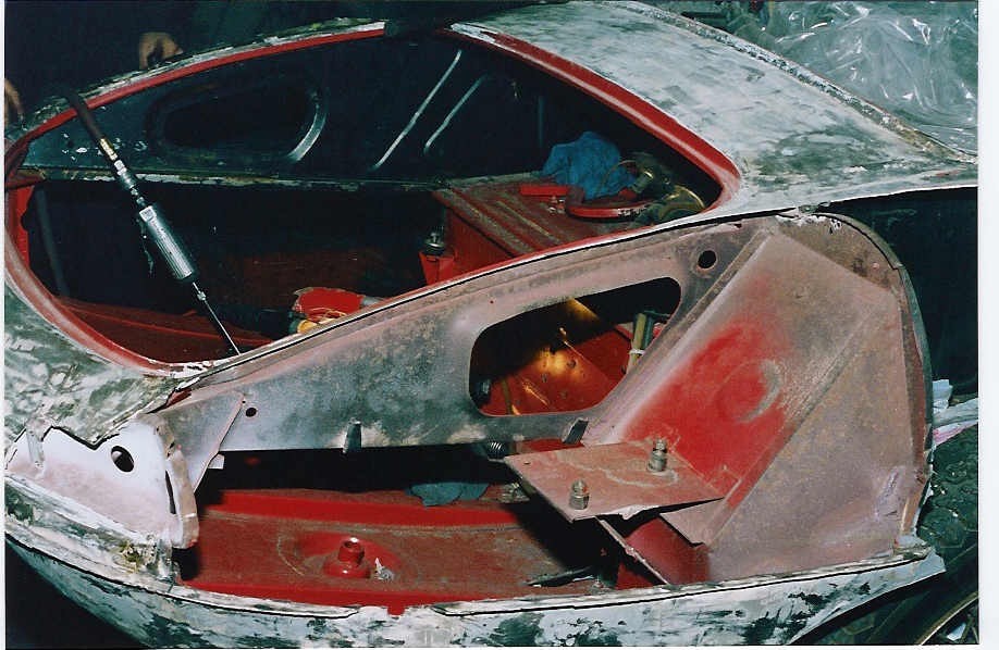 The stripped body shell