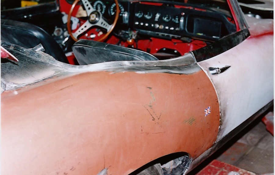Bodywork in progress