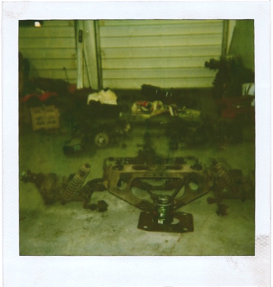Suspension components during restoration